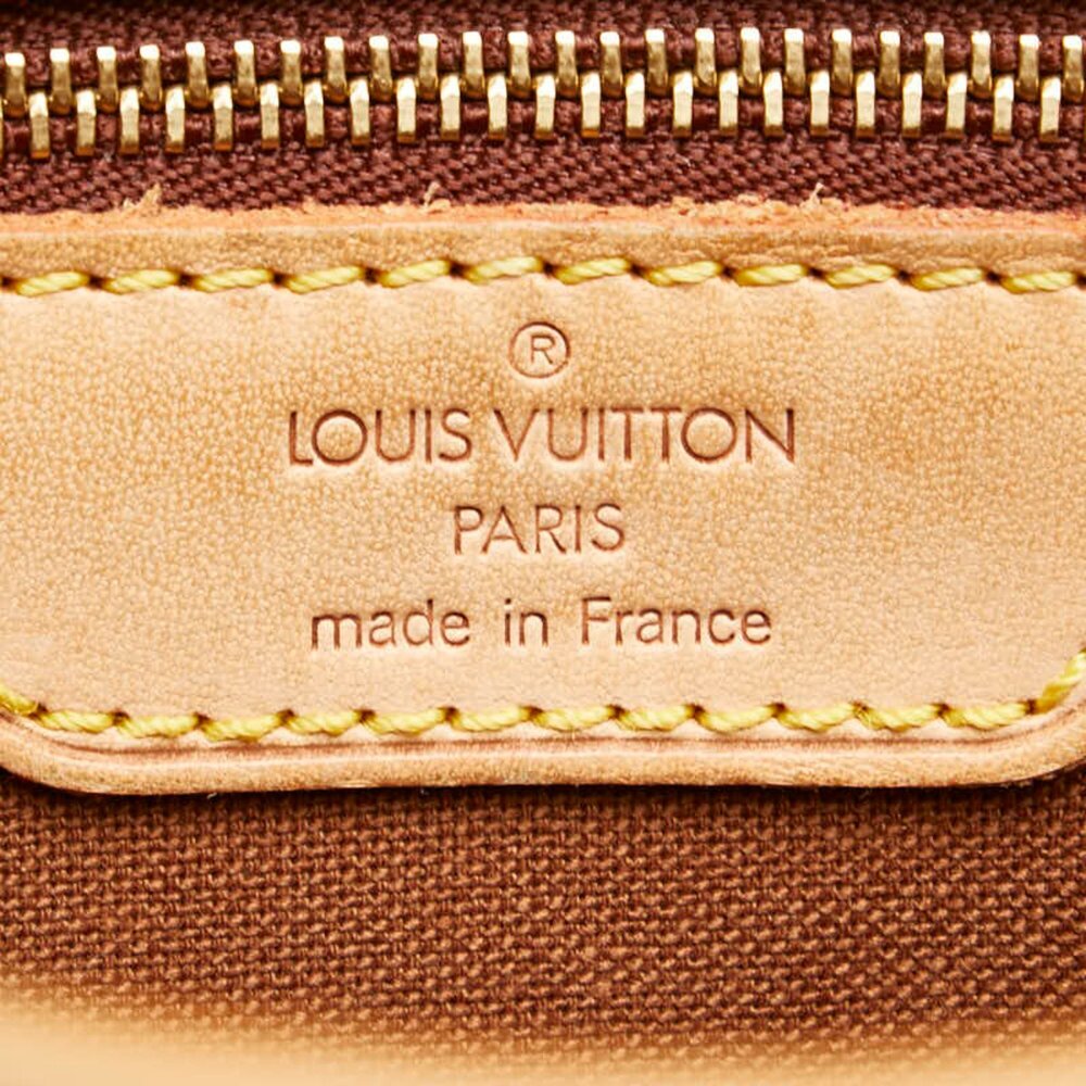 LOUIS VUITTON Brown Monogram Leather Shoulder Bag - Picture 9 of 11